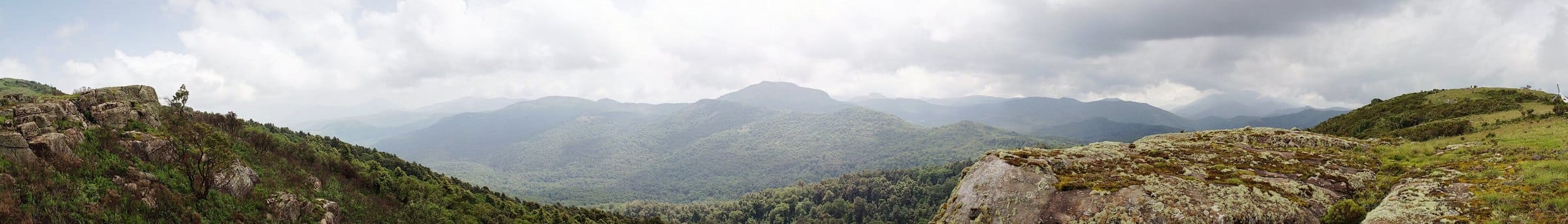 The Imatong mountains seen from Mount Kinyeti, Eastern Equatoria